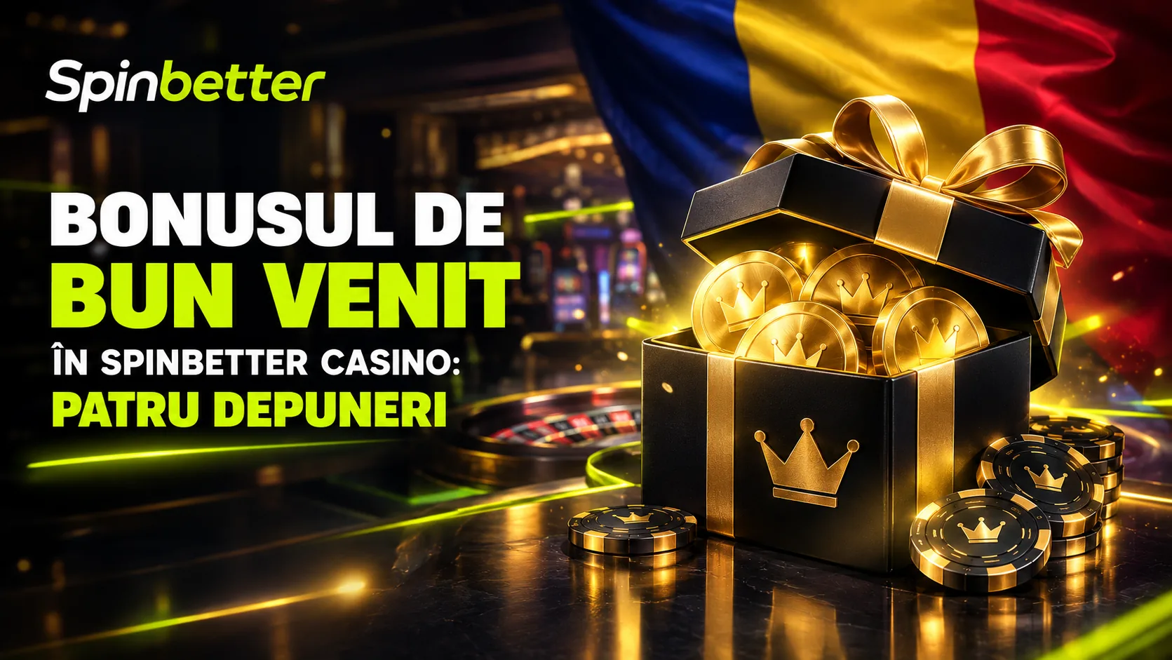 bonusul de bun venit SpinBetter pe patru depuneri și 150 de runde gratuite