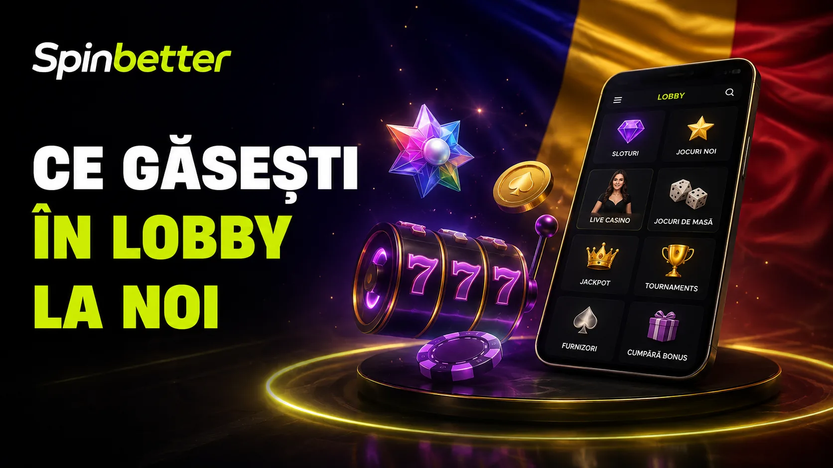 SpinBetter casino România: lobby, bonusuri și casierie